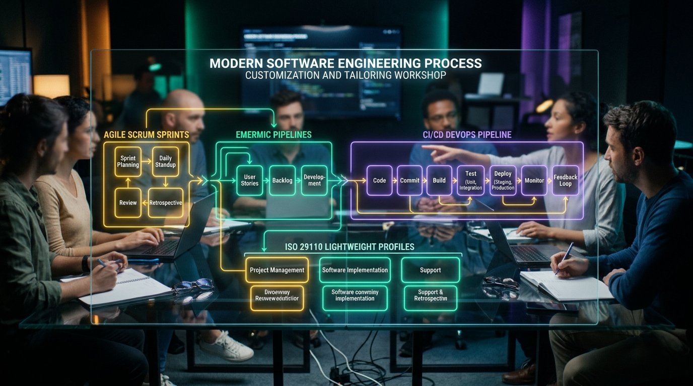 Taller de adaptación metodológica de procesos ágiles y DevOps según ISO 12207